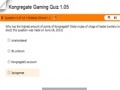 Igra Kongregate Gaming Quiz